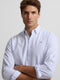 Camisa sport oxford rayas azul navy