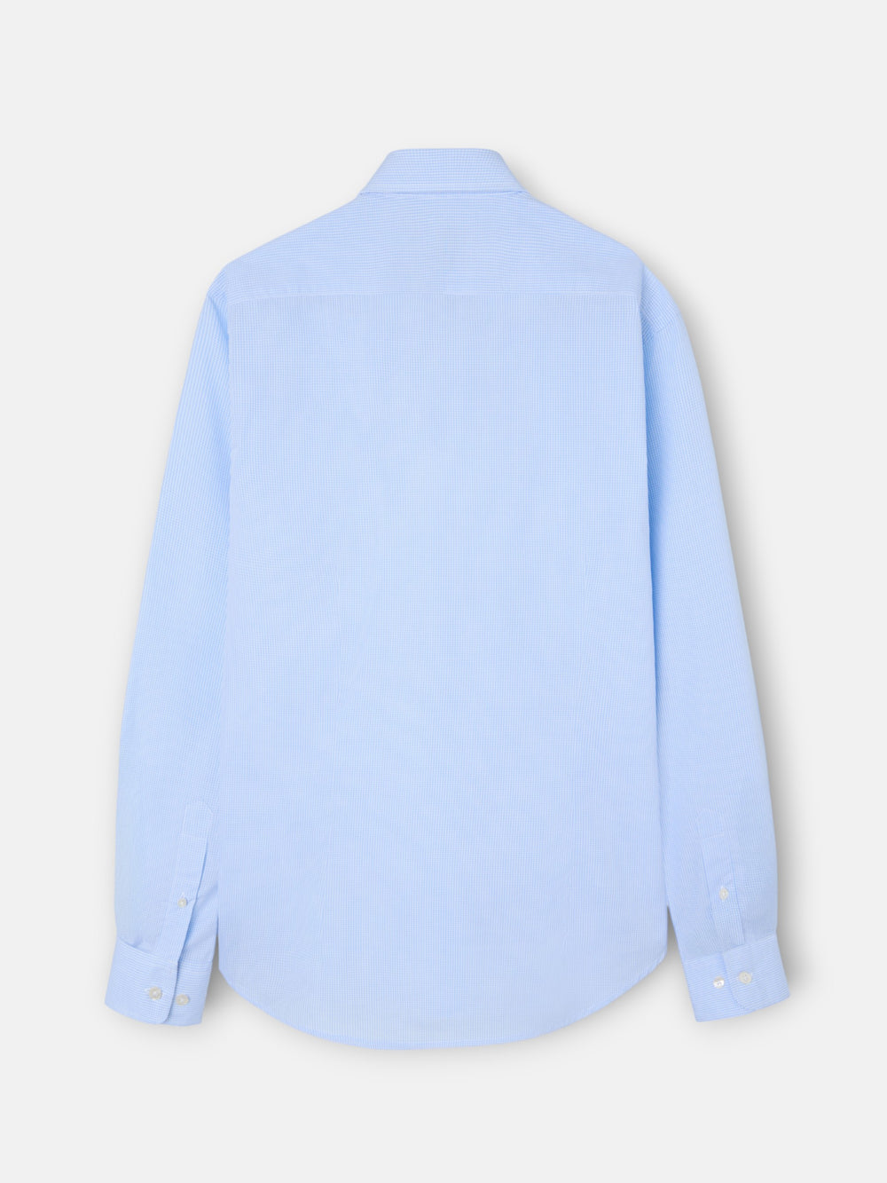 Classic sport shirt light blue check