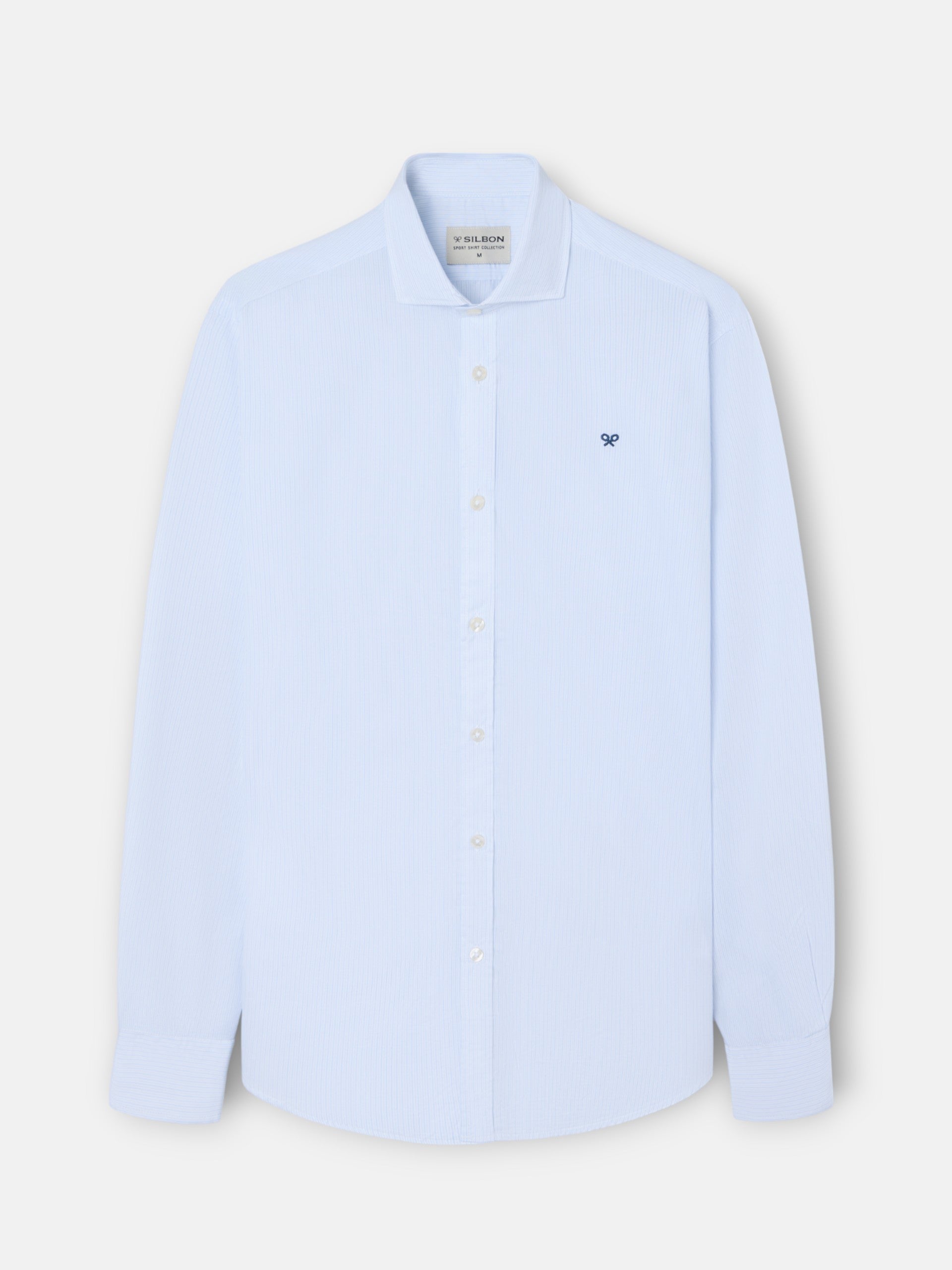 Classic mini light blue stripe sport shirt