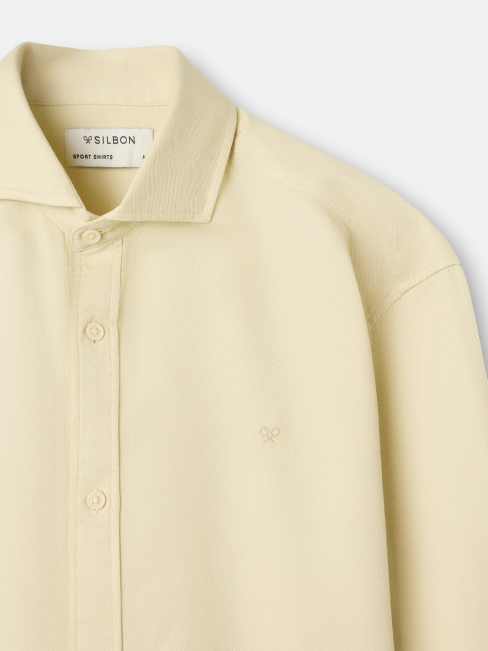 Camisa sport raqueta estructura amarillo