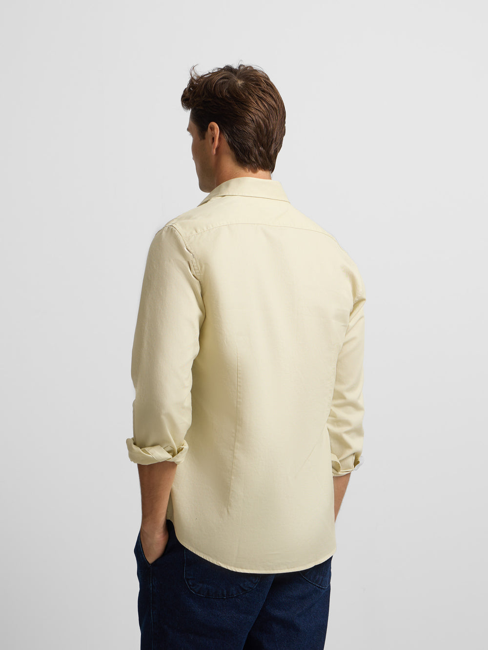 Camisa sport raqueta estructura amarillo