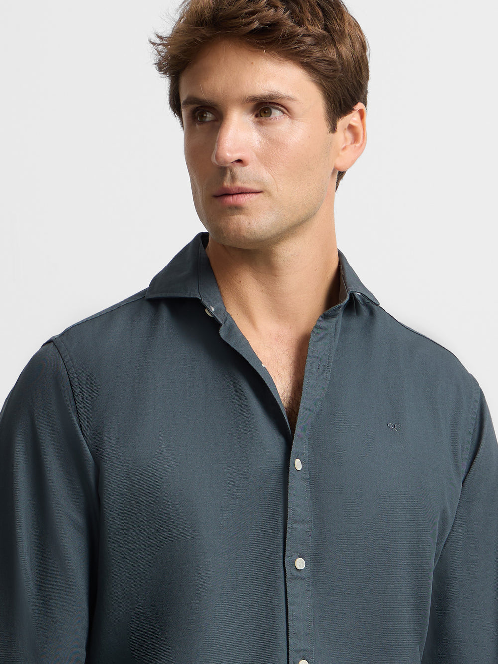 Camisa sport raqueta estructura navy