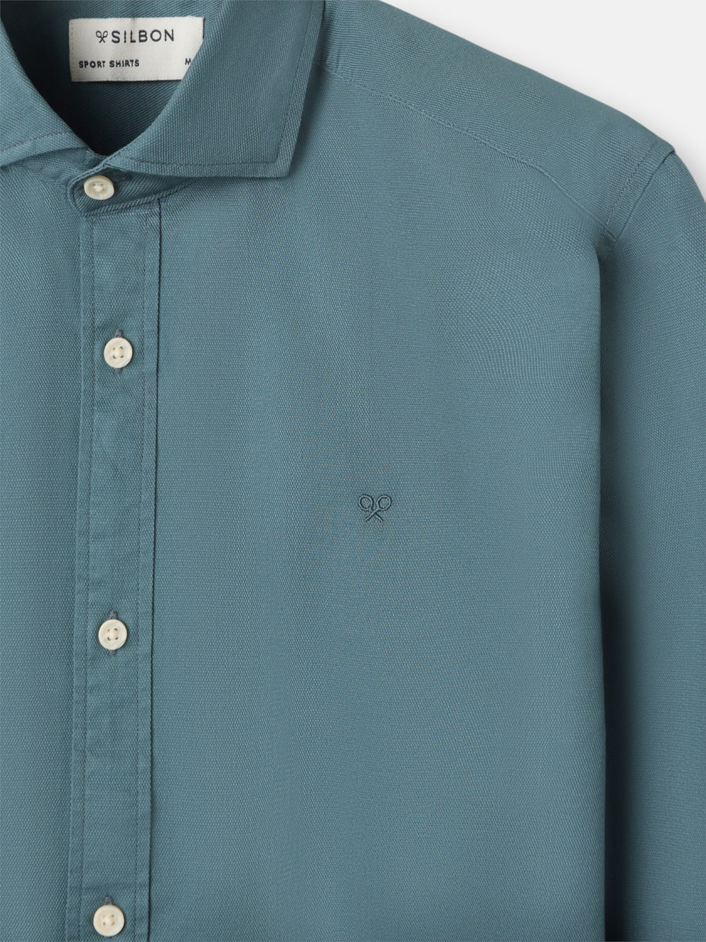 Camisa sport raqueta estructura petroleo