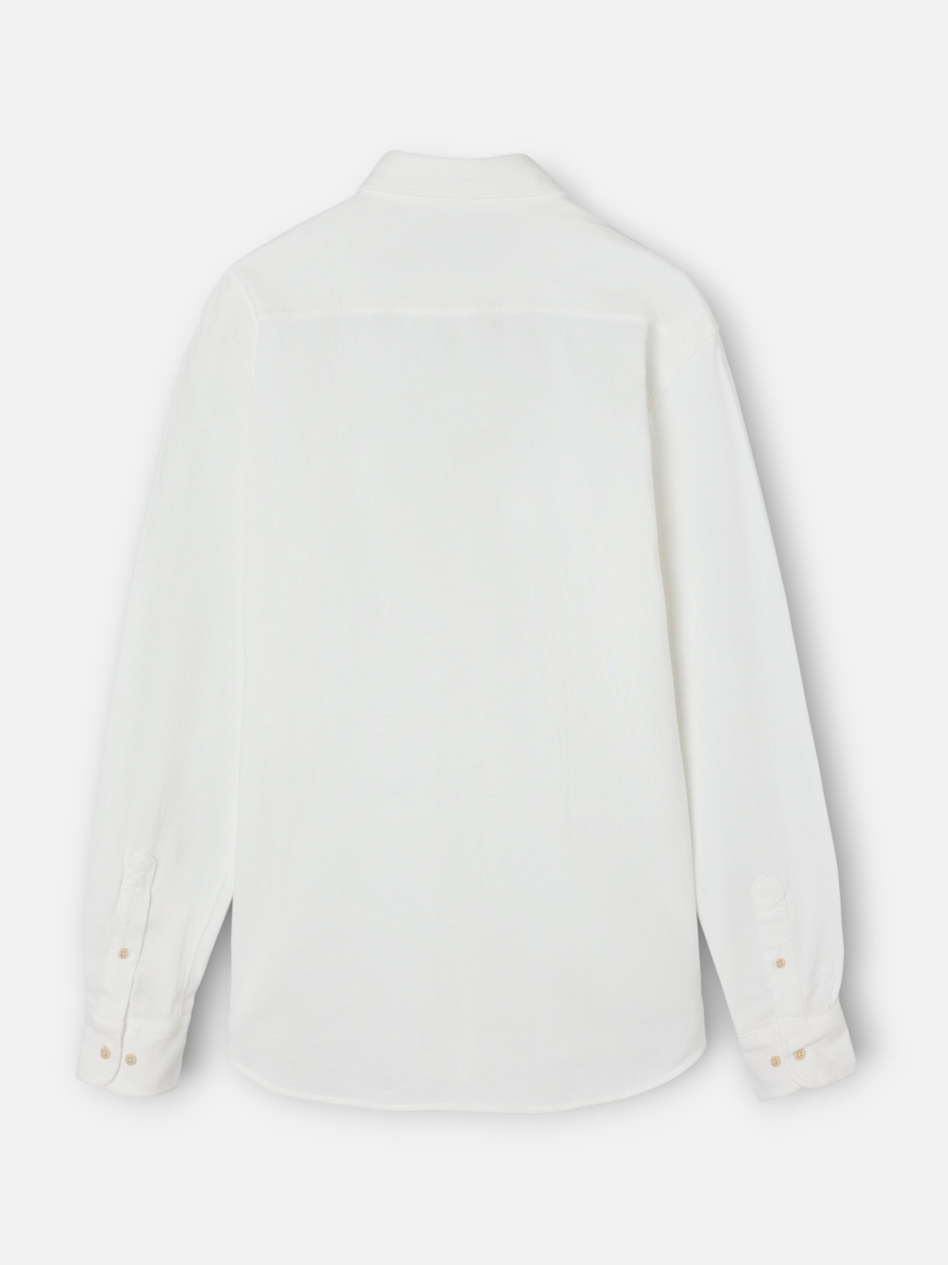 Chemise de sport blanche confort en micropiqué