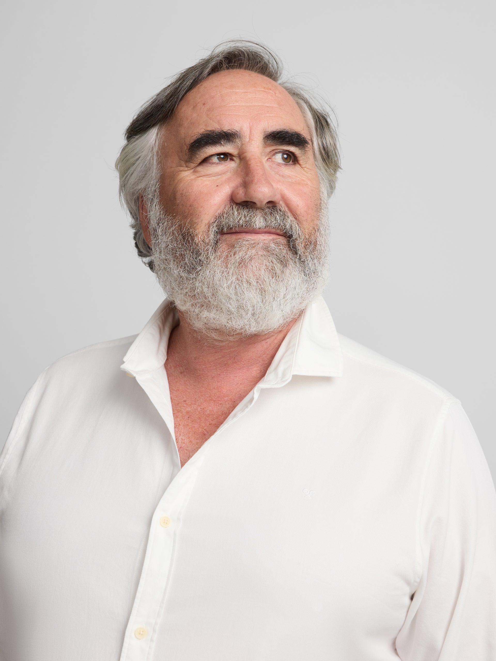 Chemise de sport blanche confort en micropiqué