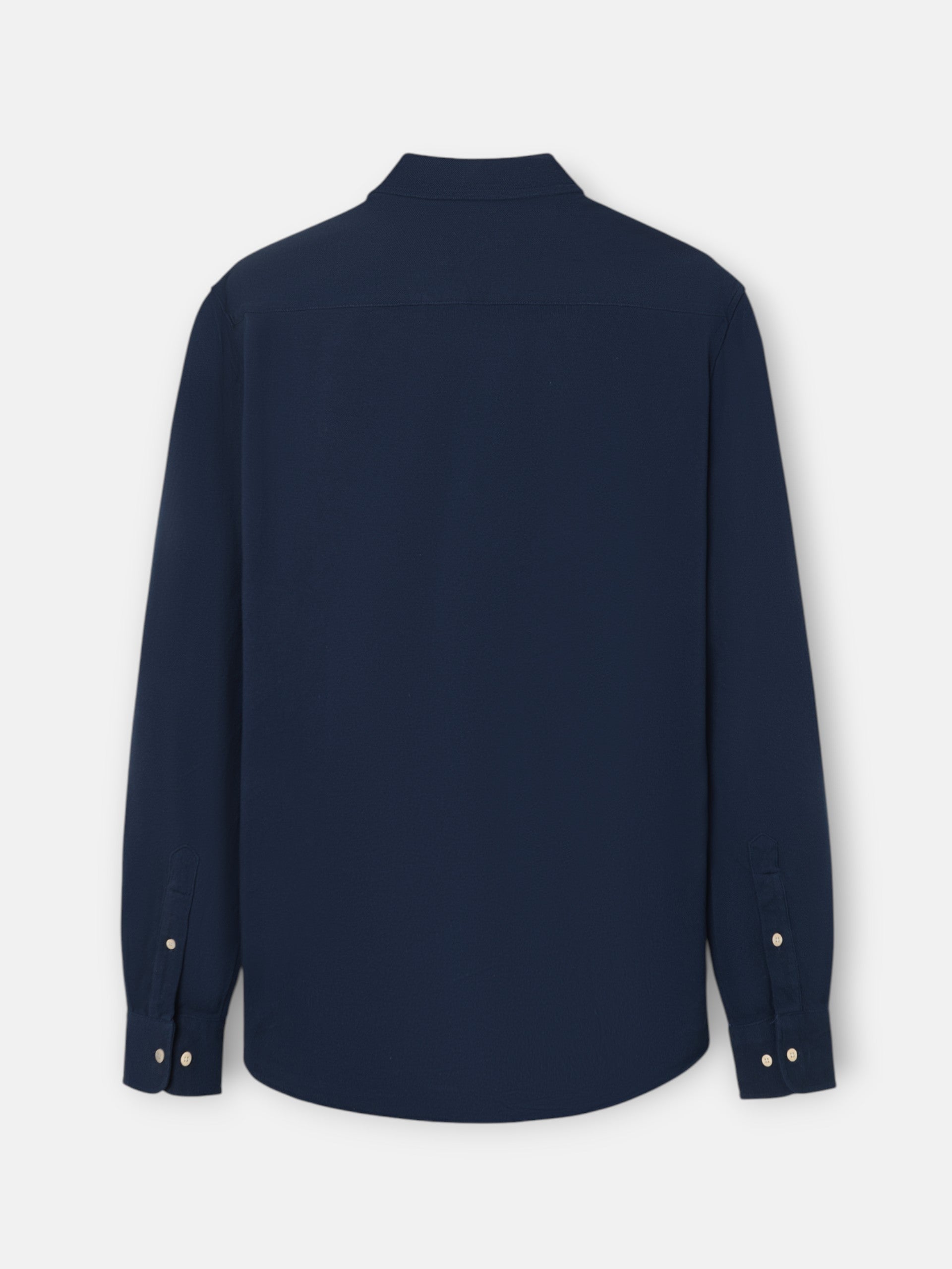Navy micropique comfort sport shirt