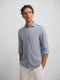 Light blue comfort micropique sport shirt
