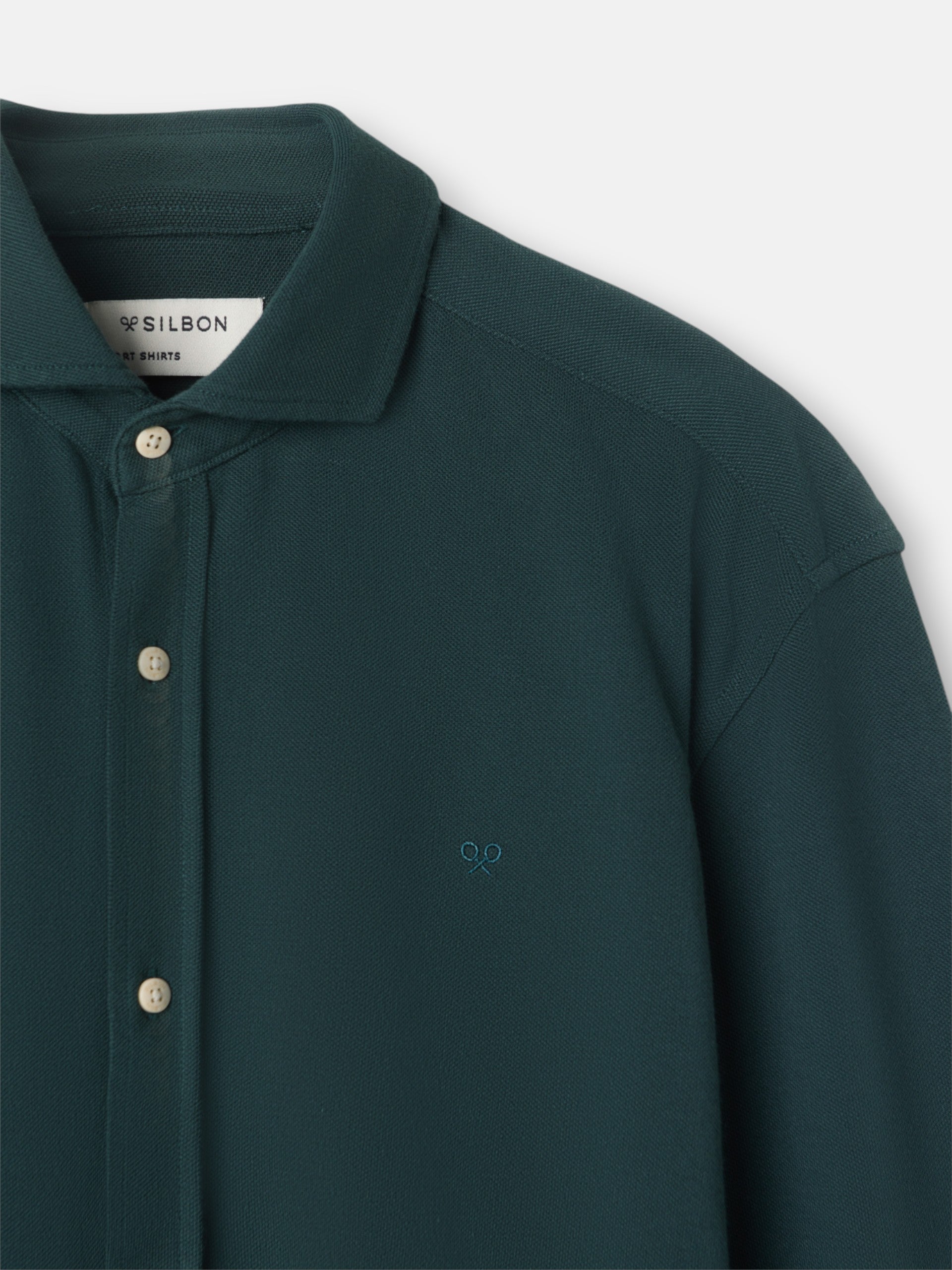 Green comfort micropique sport shirt