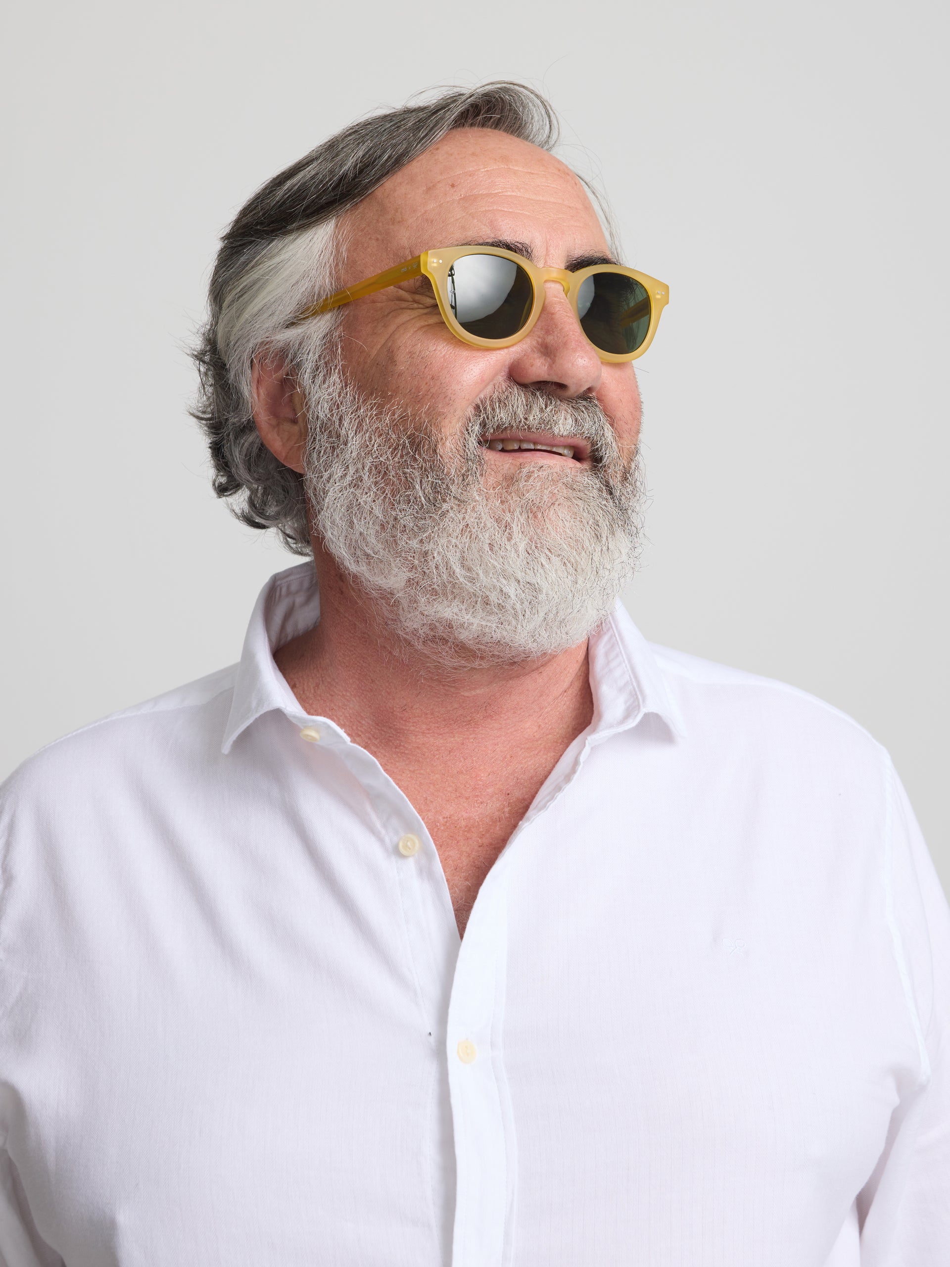 Camisa sport estrutura espinha branco