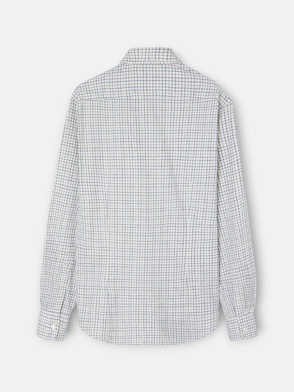 two-tone plaid sport shirt navy grey
