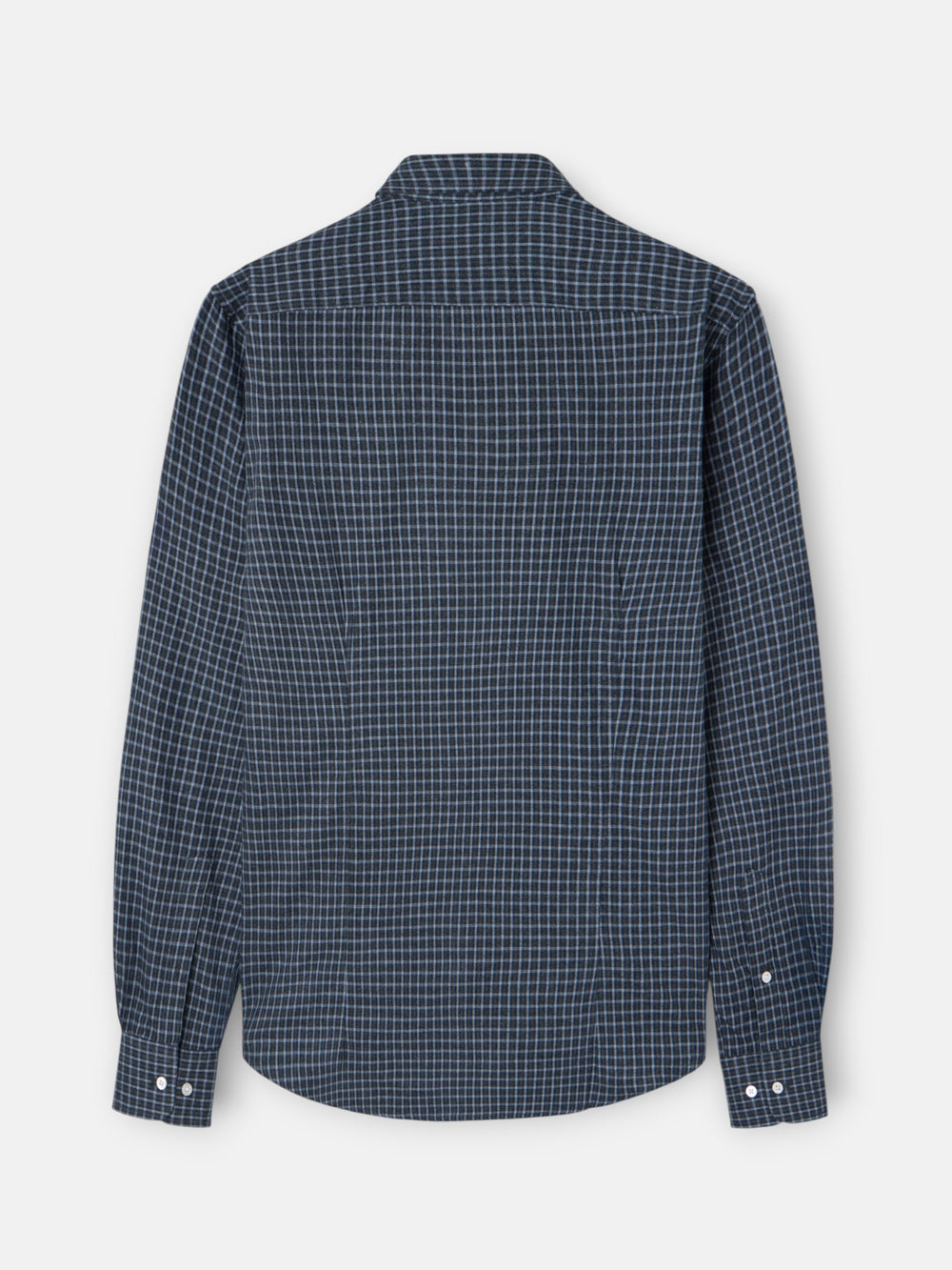 Camisa sport cuadro dark navy