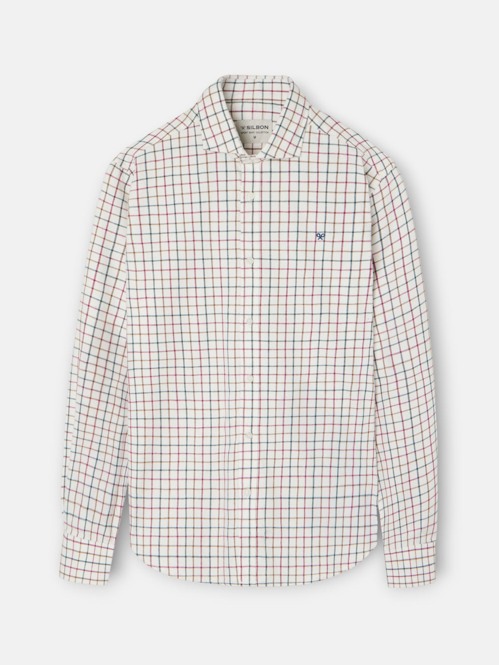 tricolor large check sport shirt
