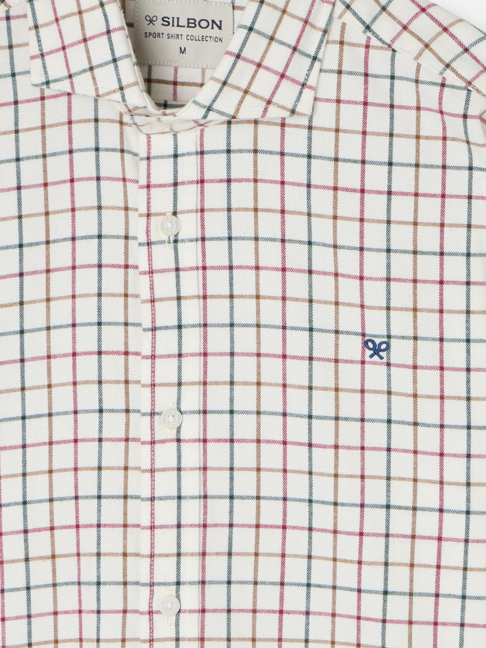 tricolor large check sport shirt