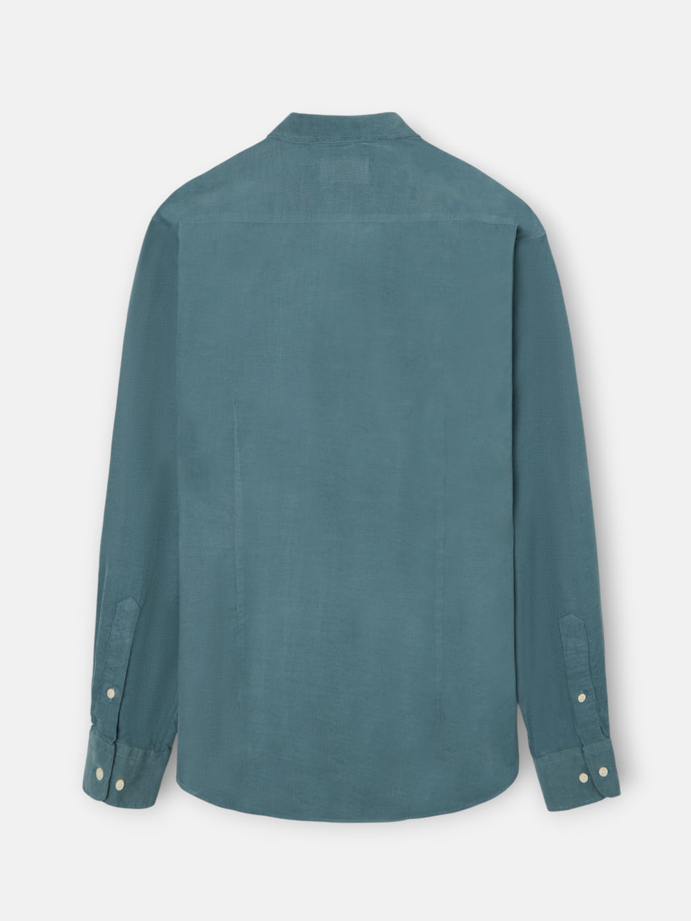 petrol blue corduroy sport shirt