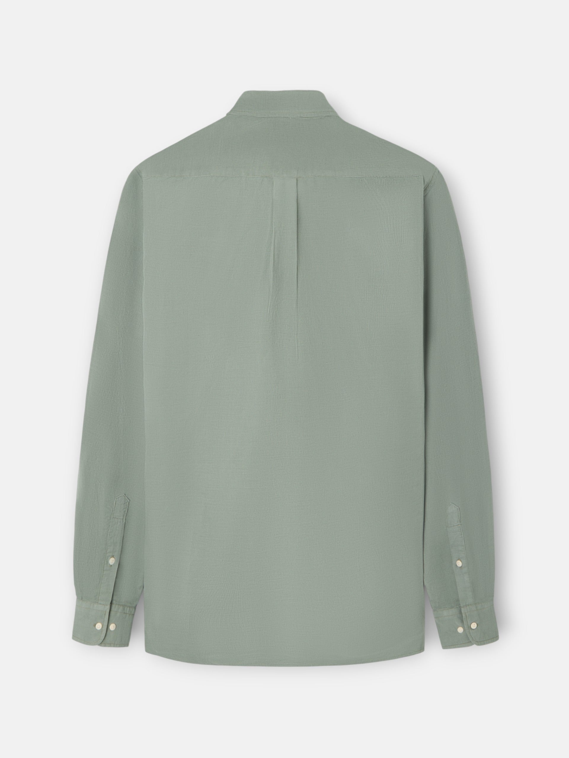 Chemise de sport en velours côtelé vert clair