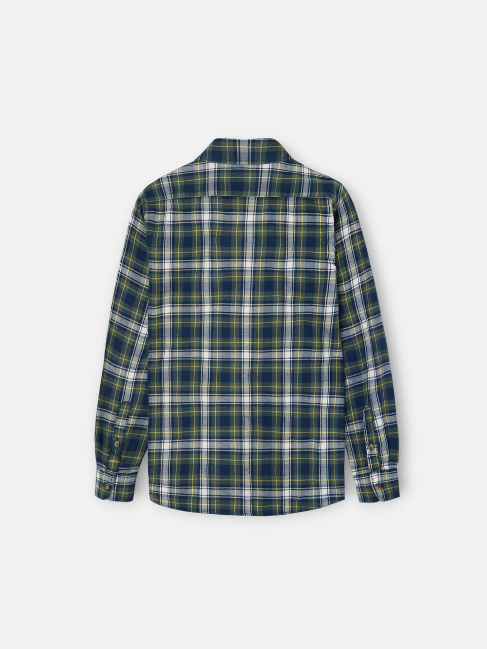 Camisa sport kids cuadro tartan bicolor azul verde