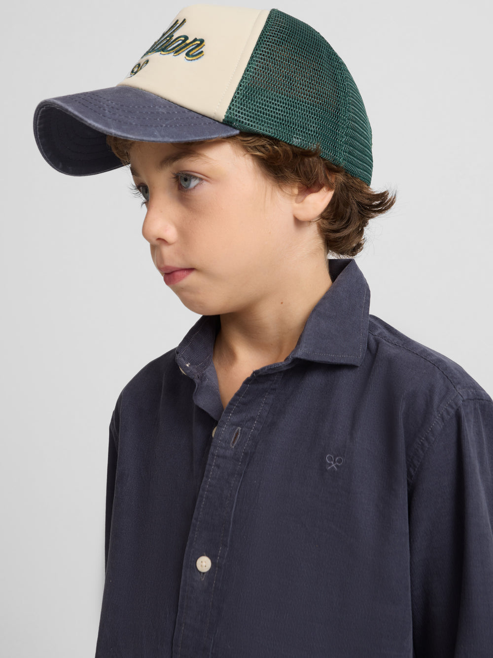 Camisa sport kids pana azul indigo