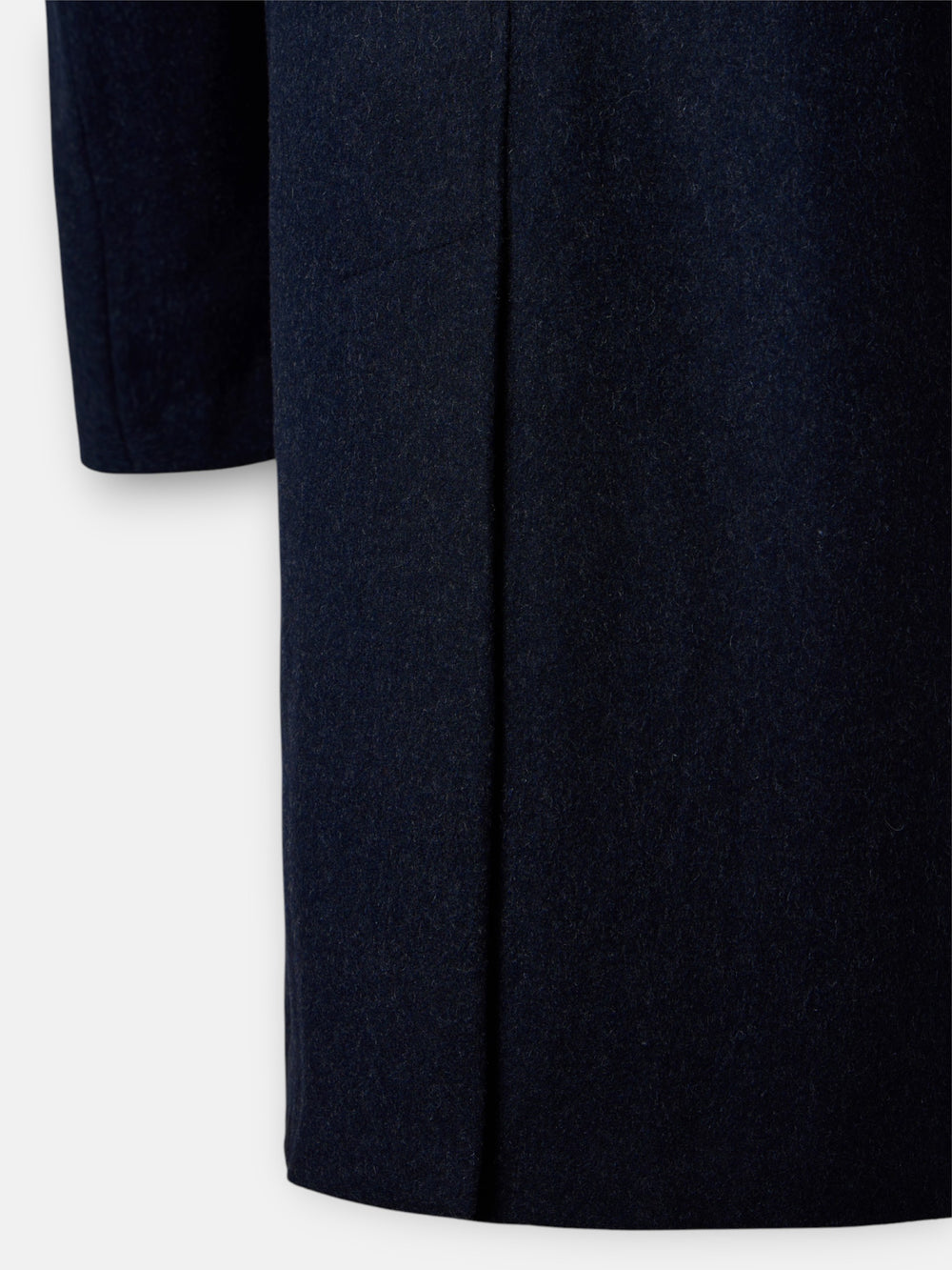 Navy blue straight coat