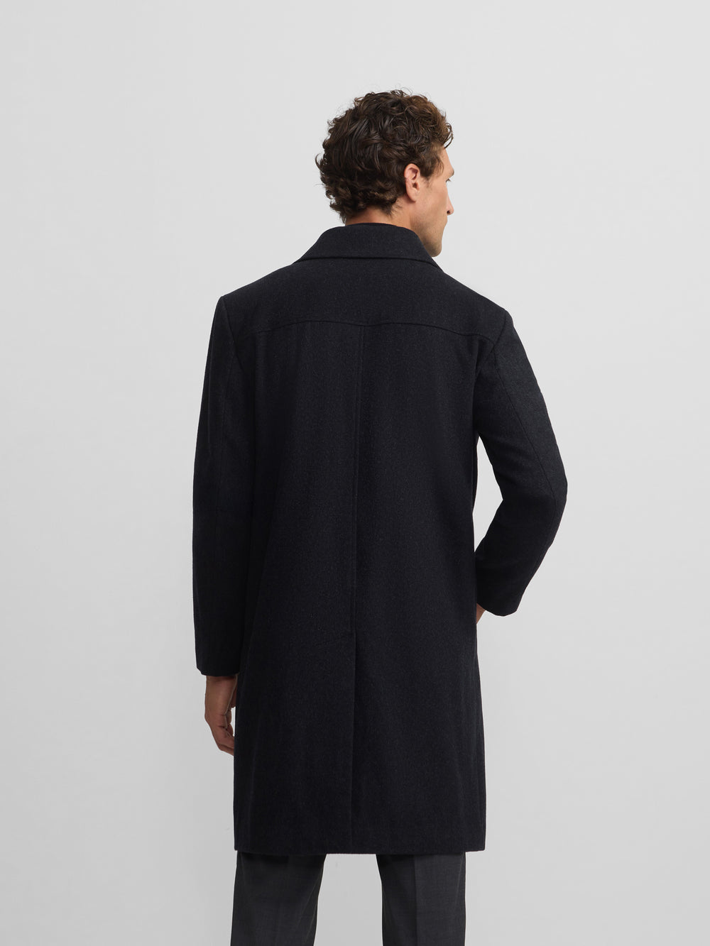 Dark grey straight coat
