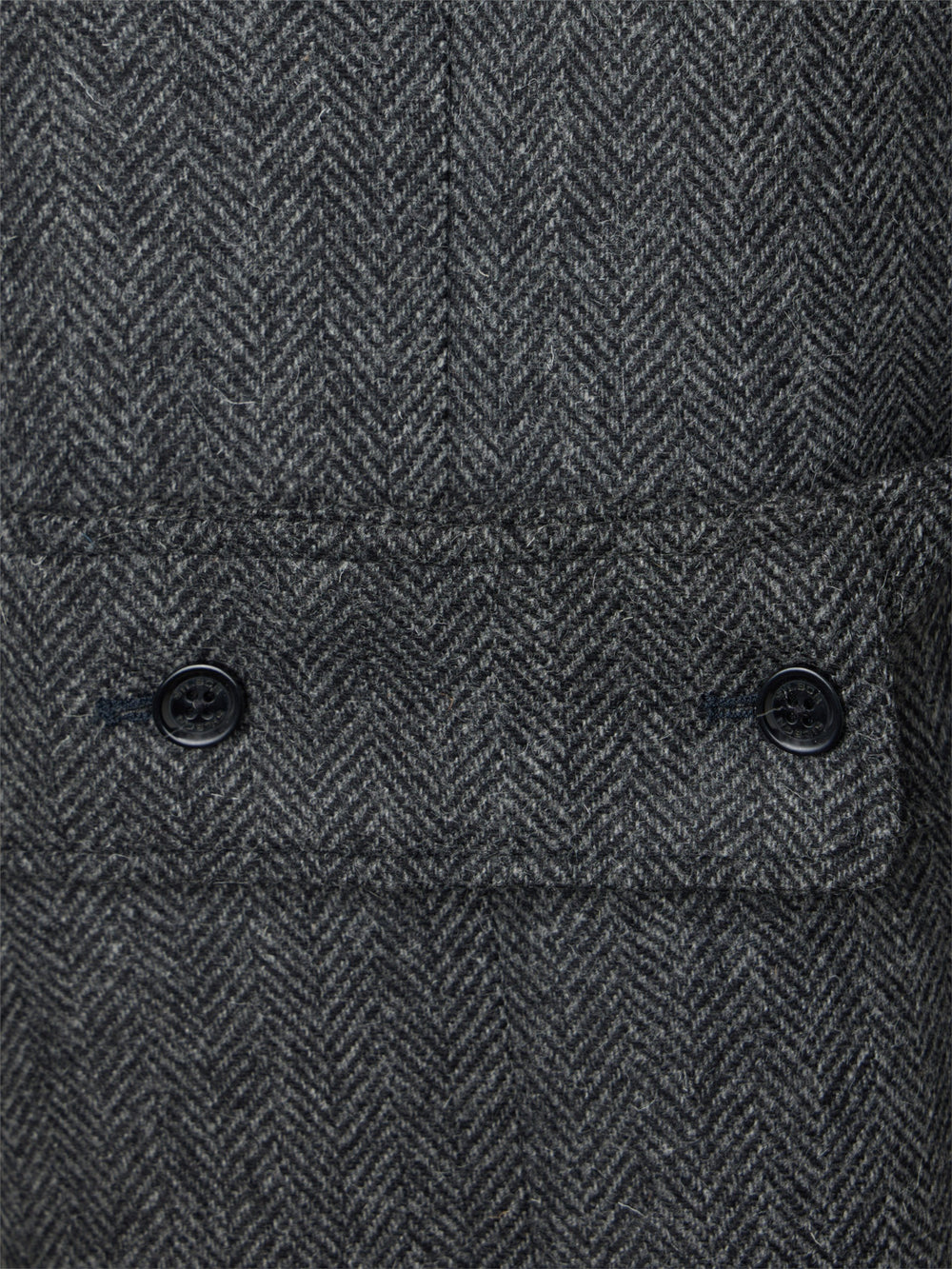 Unique grey herringbone coat