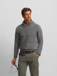 Grey shawl collar sweater