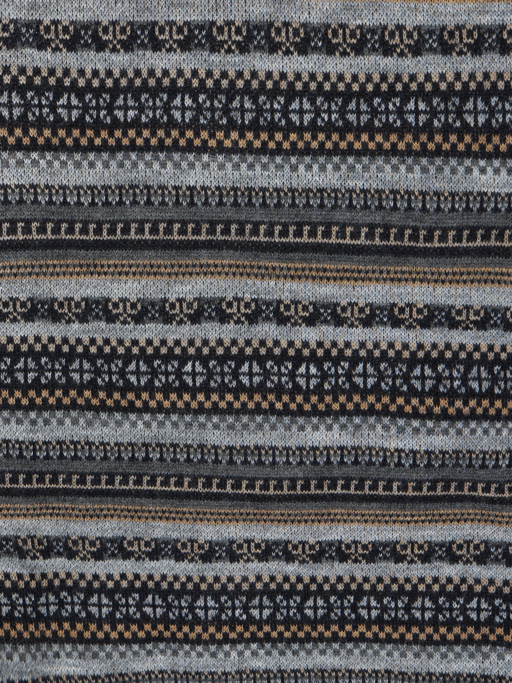 jersey jacquard ethnique bleu