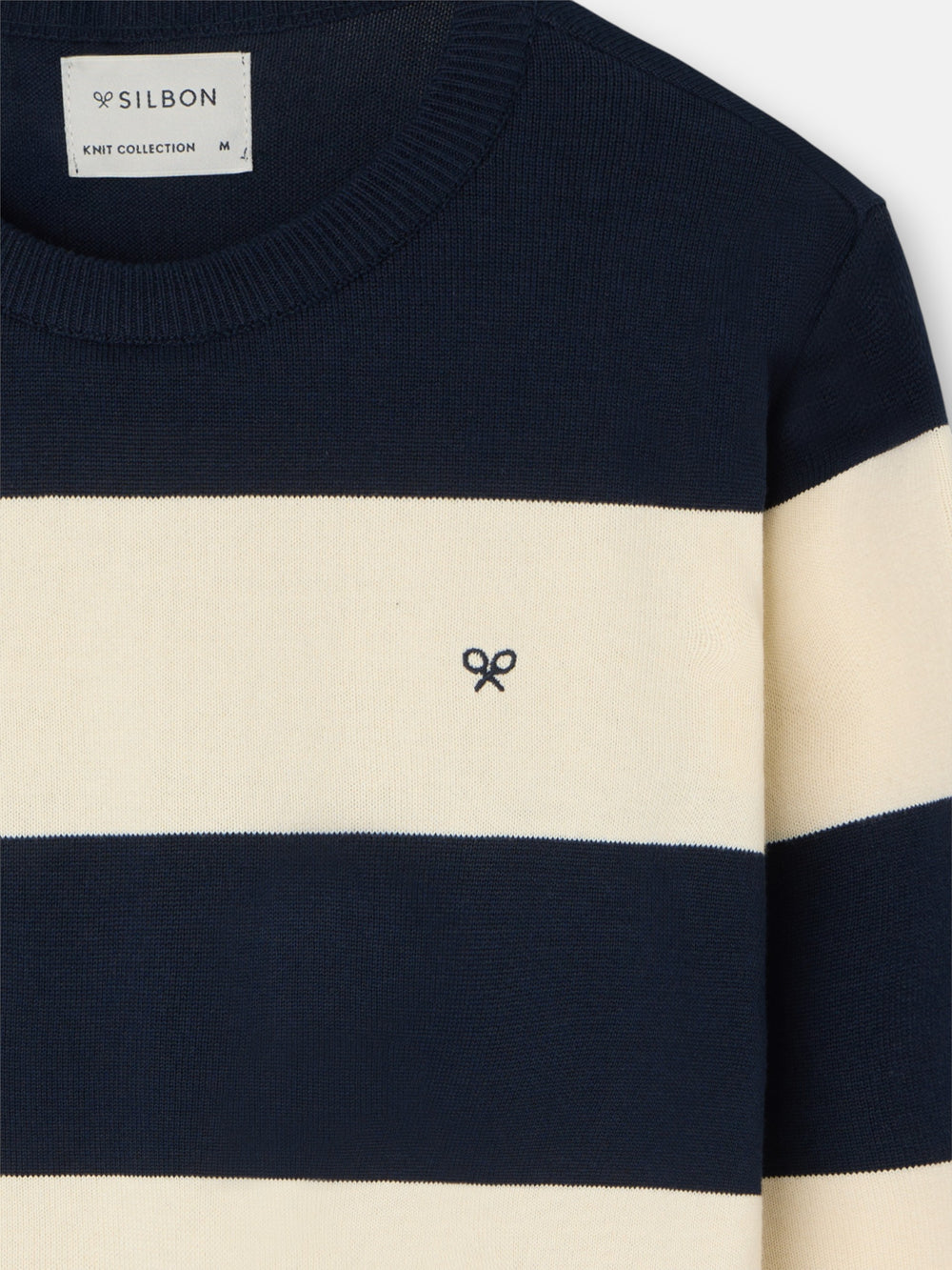 Beige striped sweater