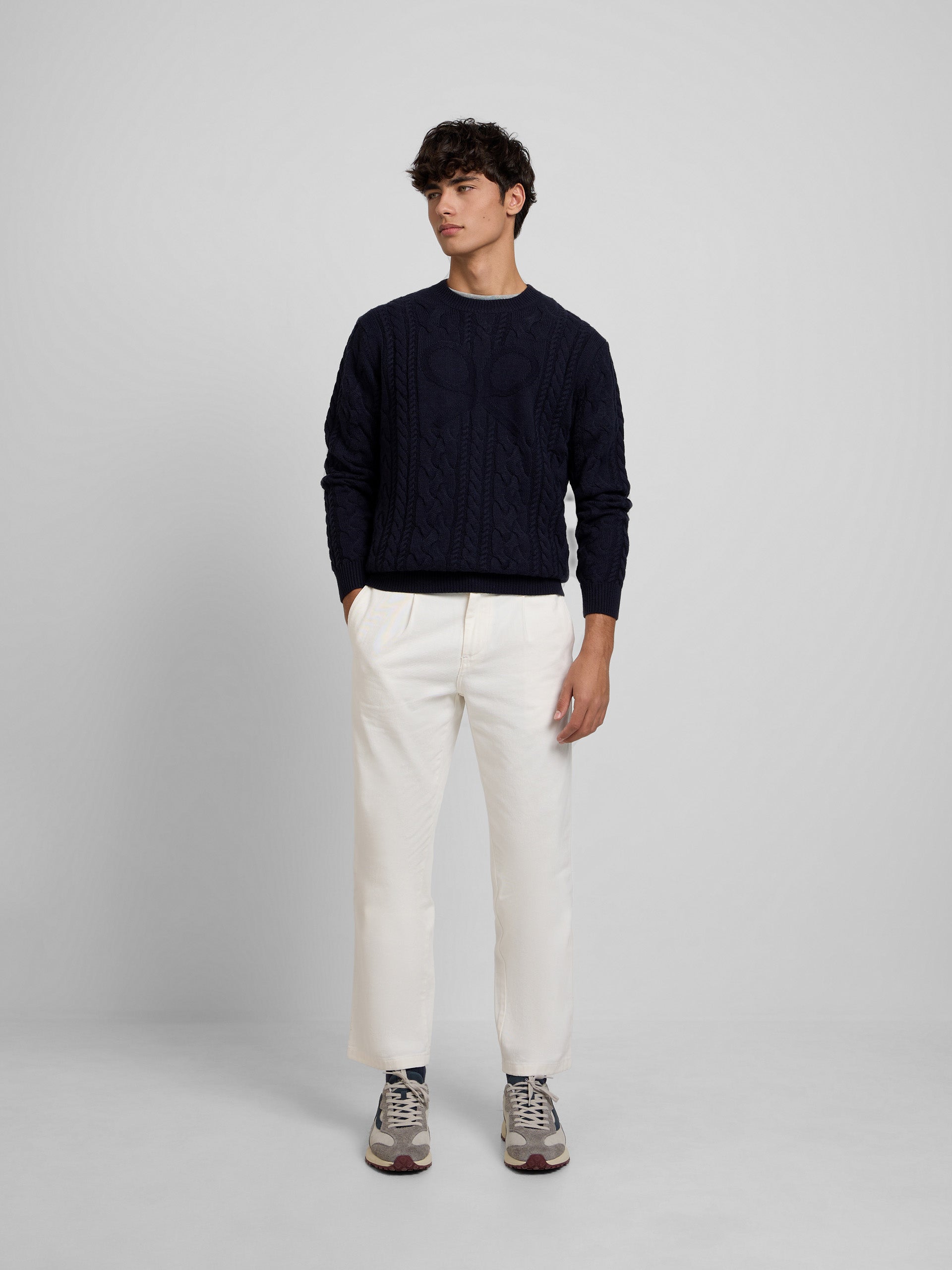 Jersey ochos raquetas azul marino