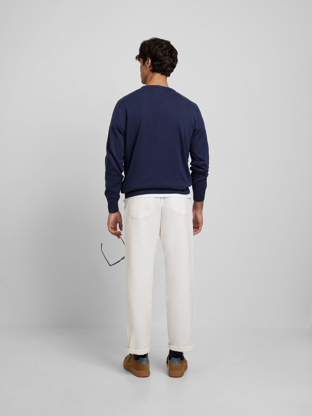 Jersey raqueta media azul marino