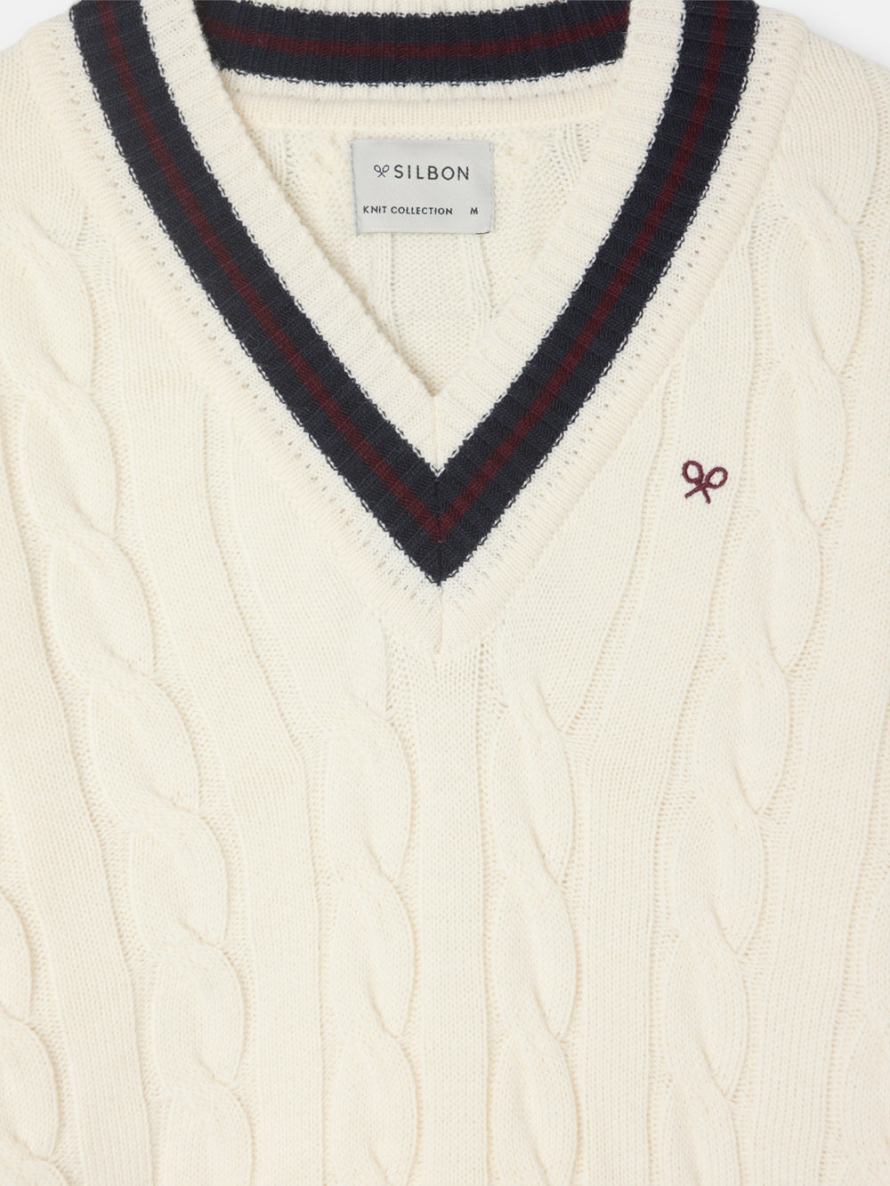 Camisola college bege claro