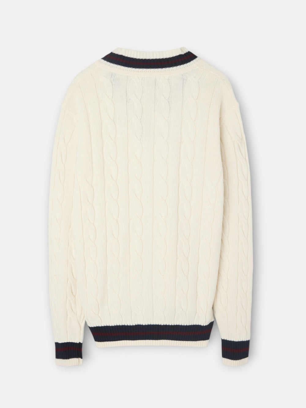 Camisola college bege claro