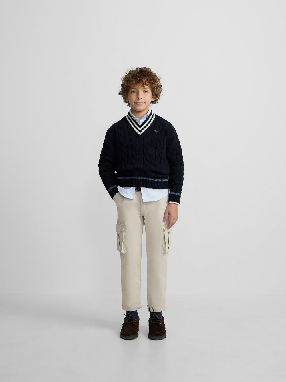 Camisola kids college azul-marinho