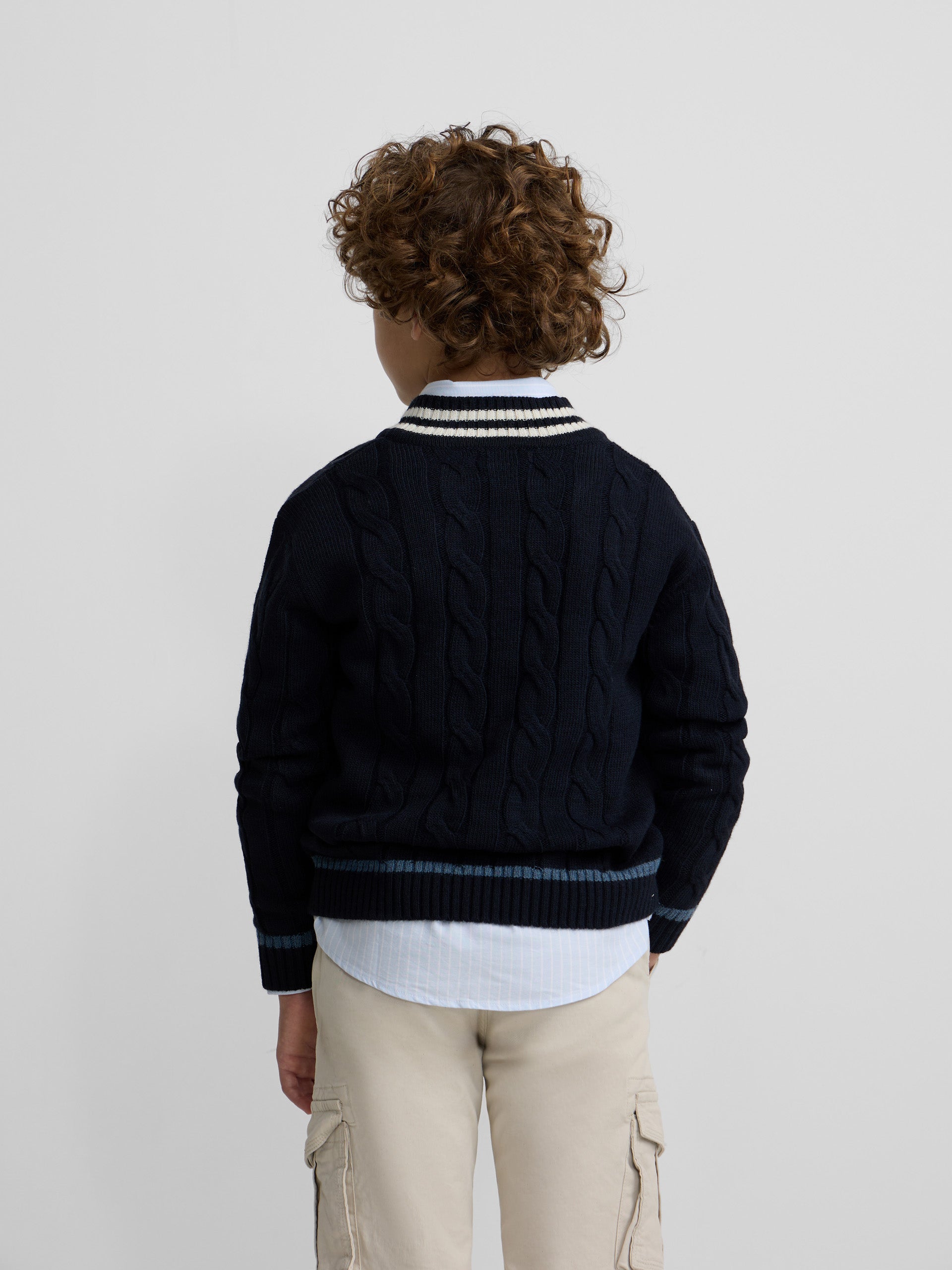 Camisola kids college azul-marinho