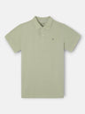 Classic plain medium green polo