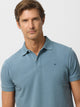 Polo clasico liso petroleo