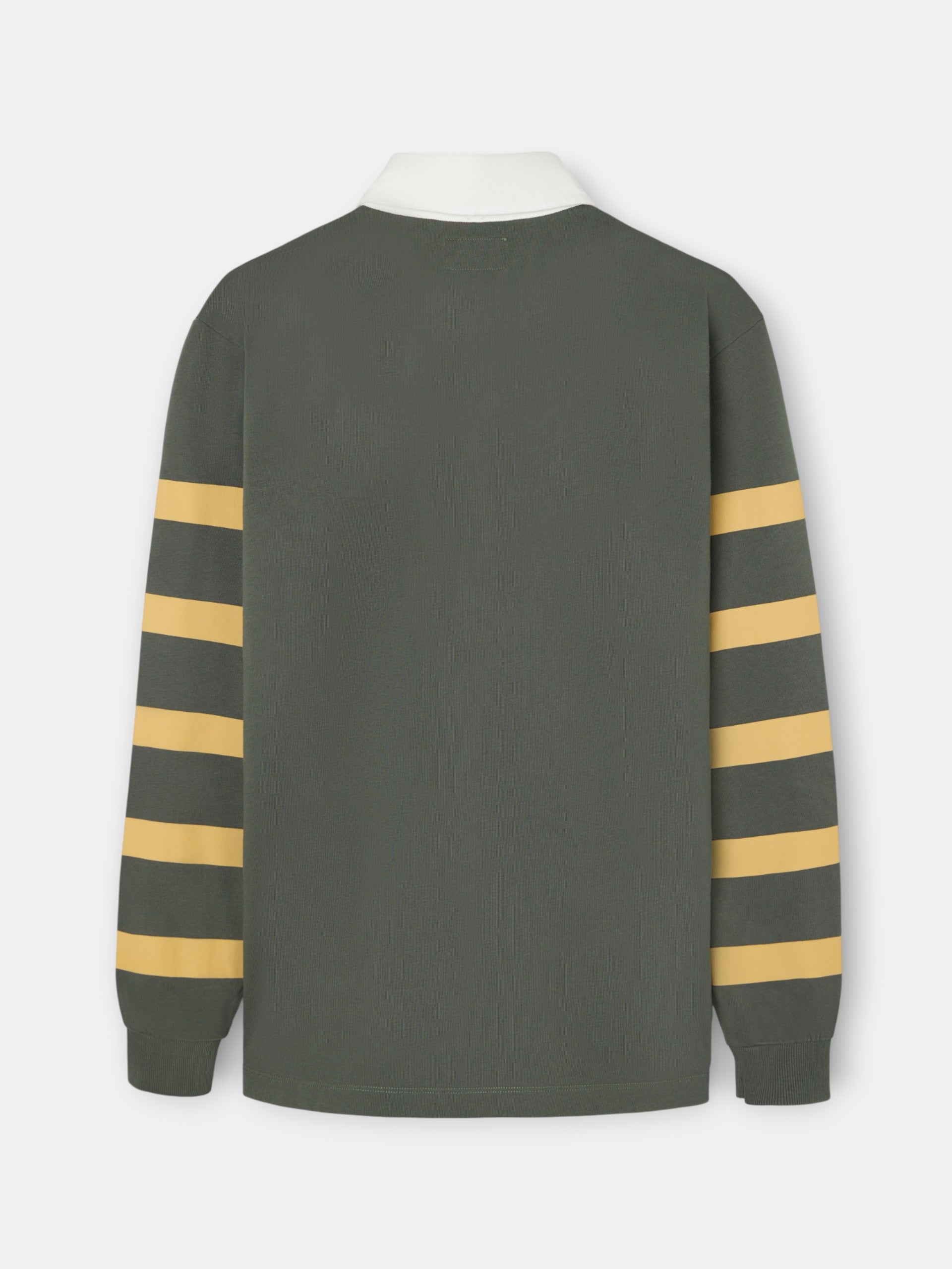 Pólo clássico rugby em verde com emblema