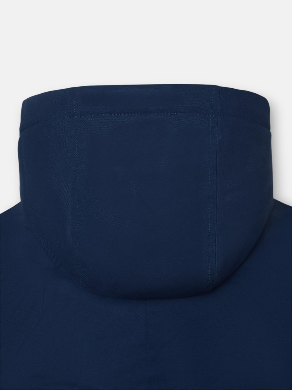 Abrigo kids capucha bolsillos azul marino