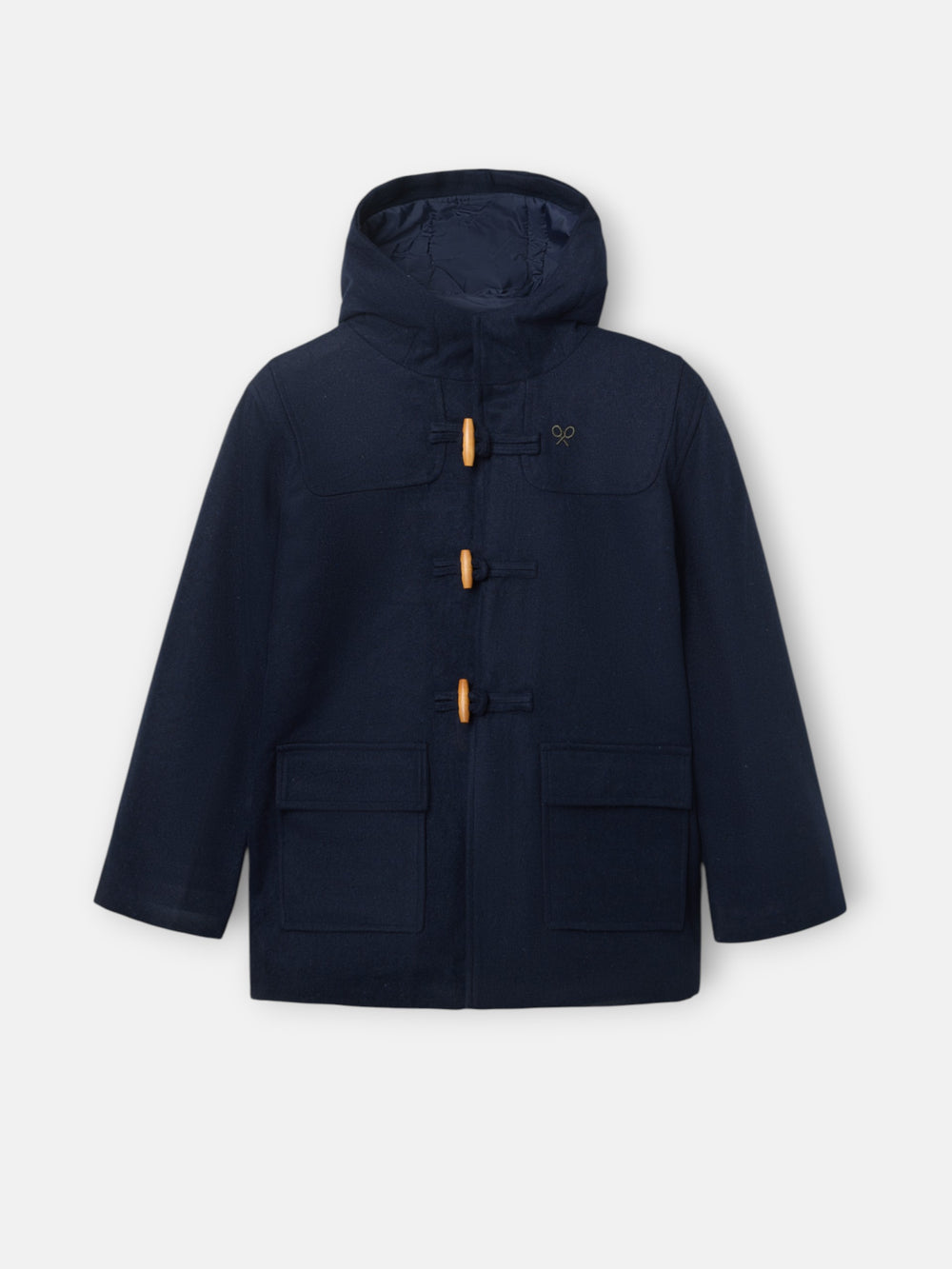 Abrigo kids clasico azul marino