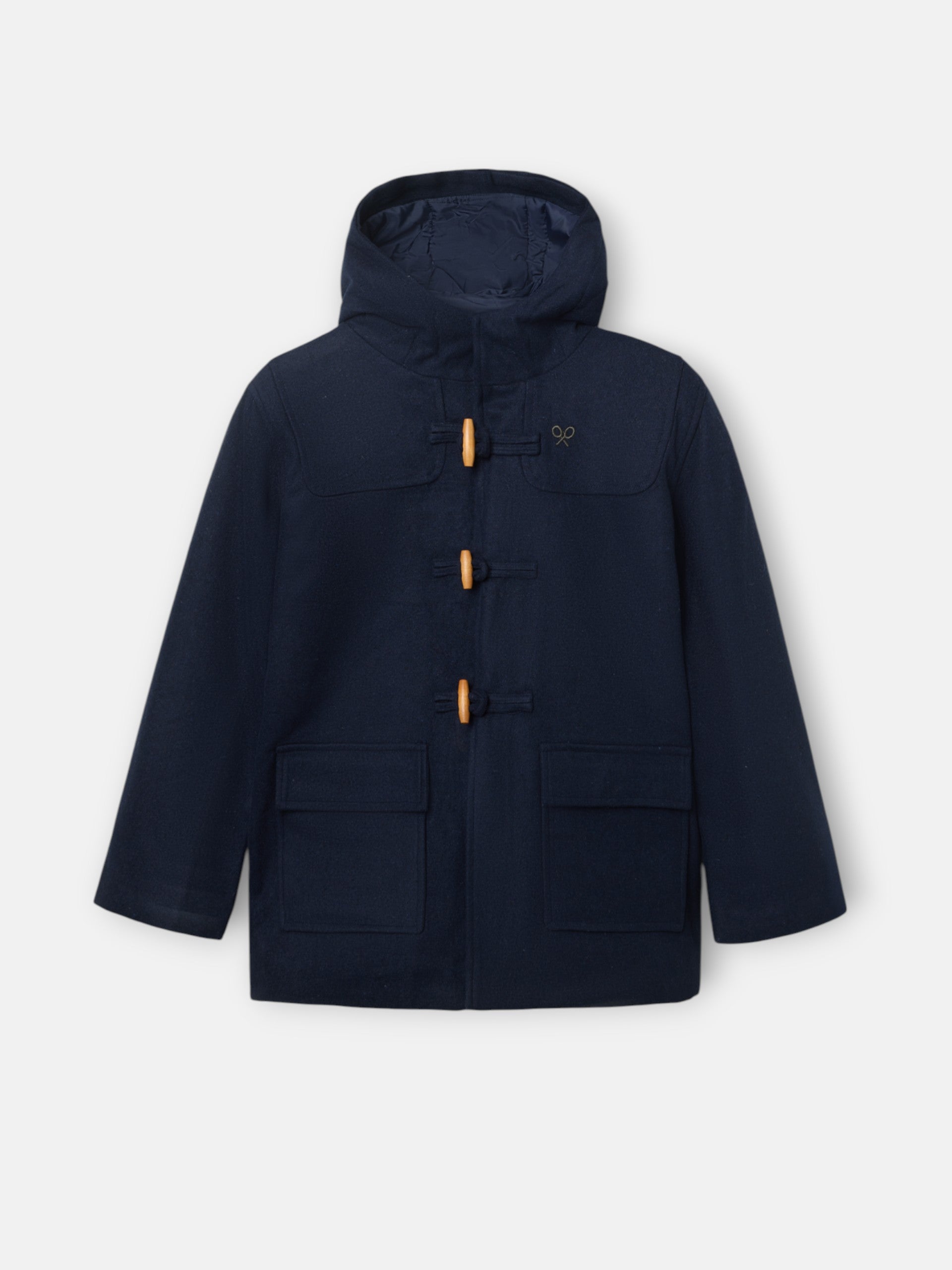 Abrigo kids clasico azul marino