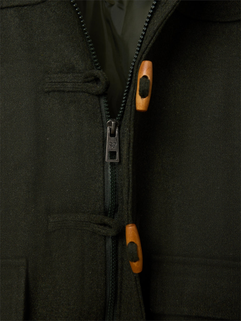 Abrigo kids clasico verde