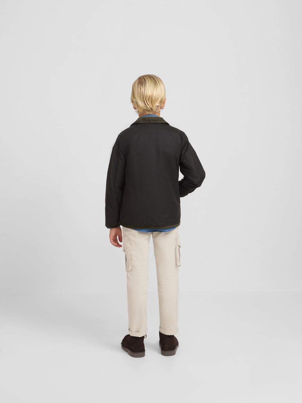 Abrigo encerado kids verde