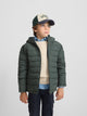 Abrigo kids reversible marino verde