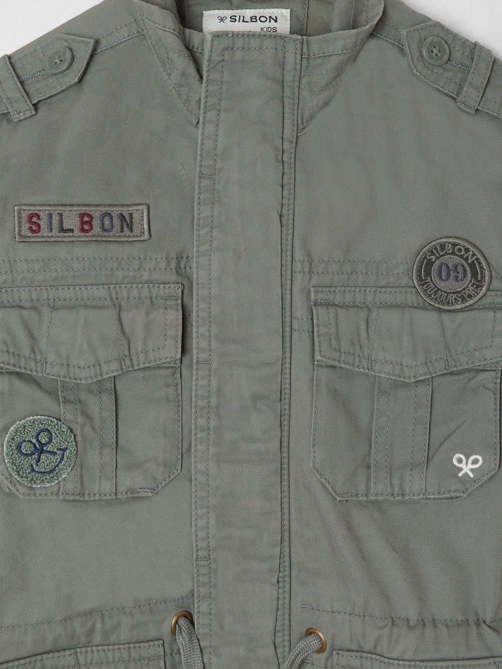 Chaqueta kids military verde