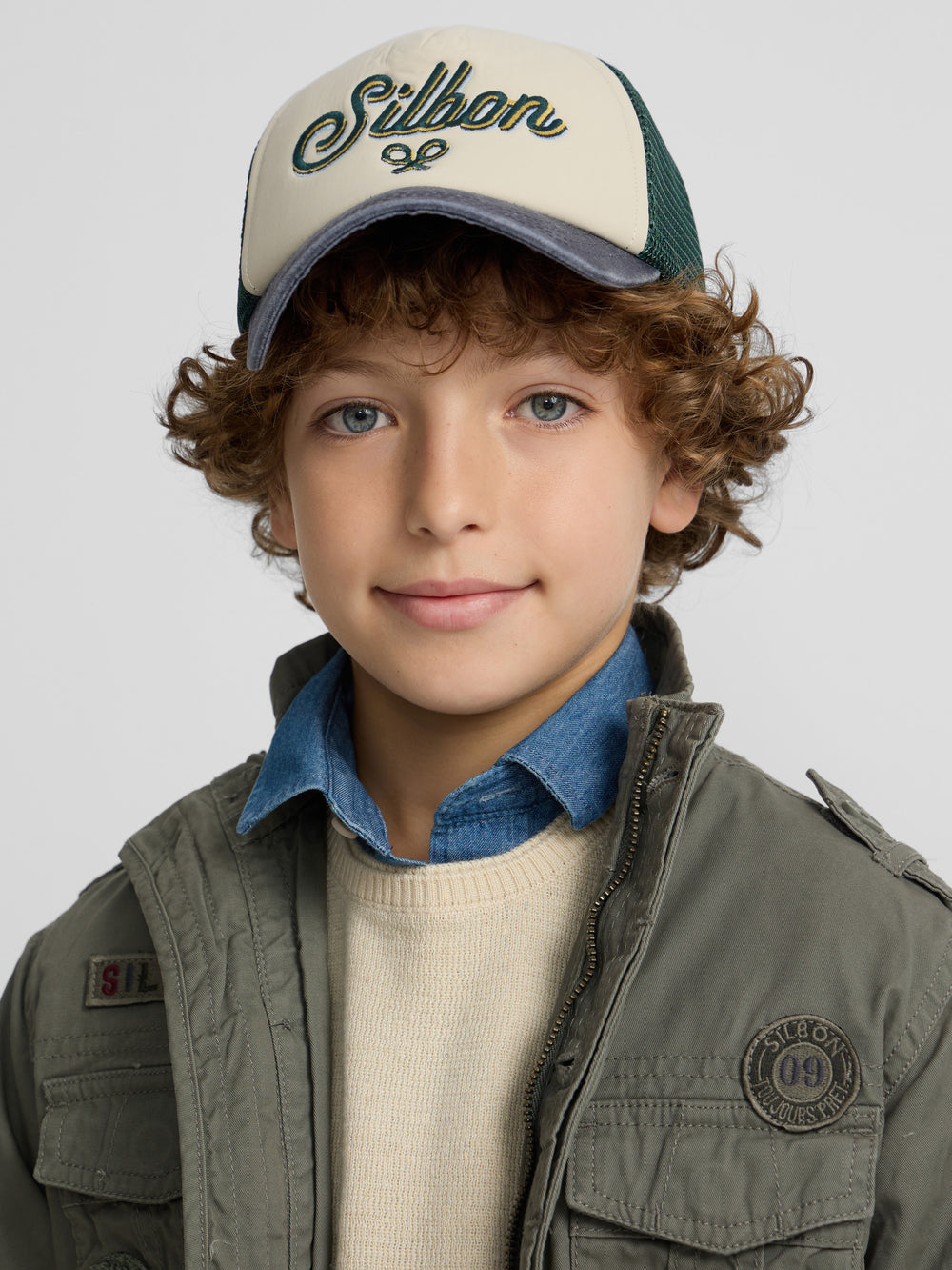 Chaqueta kids military verde