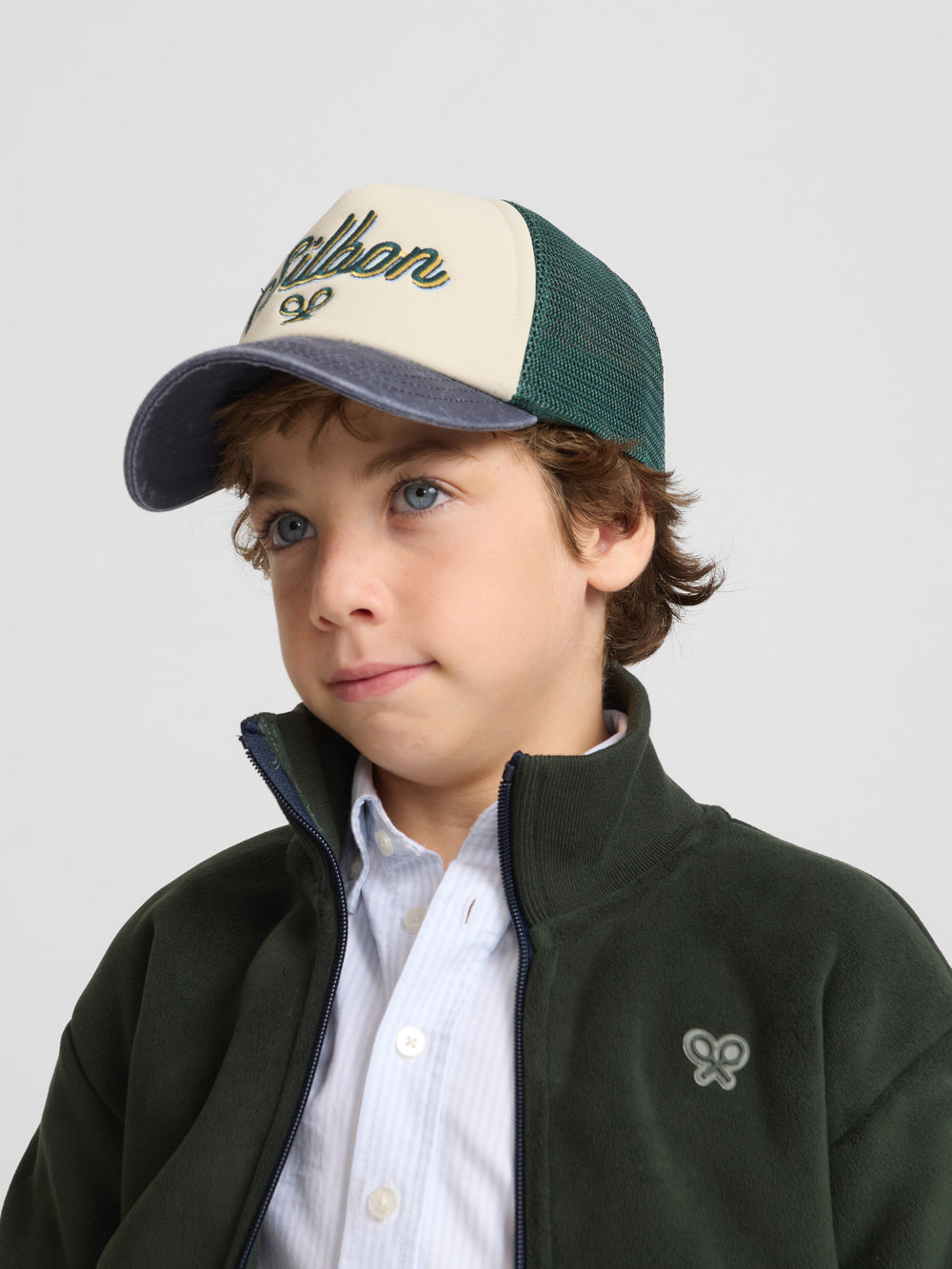 Polar liso para crianças verde