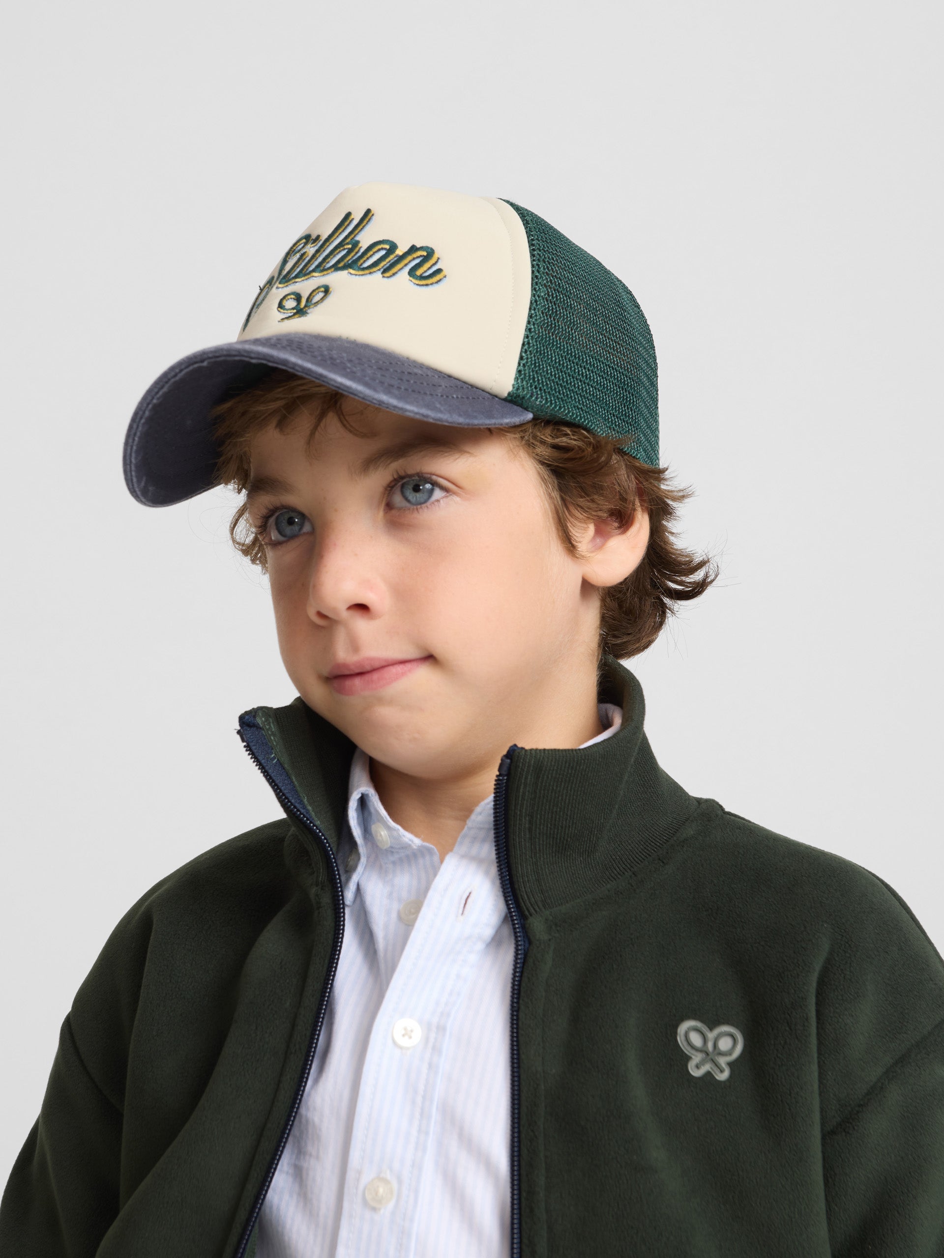 Polar liso para crianças verde