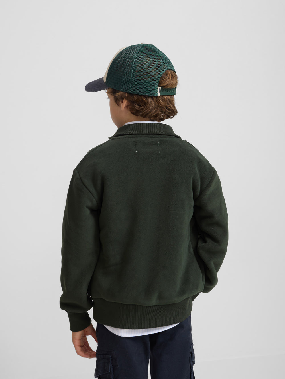 Polar liso para crianças verde