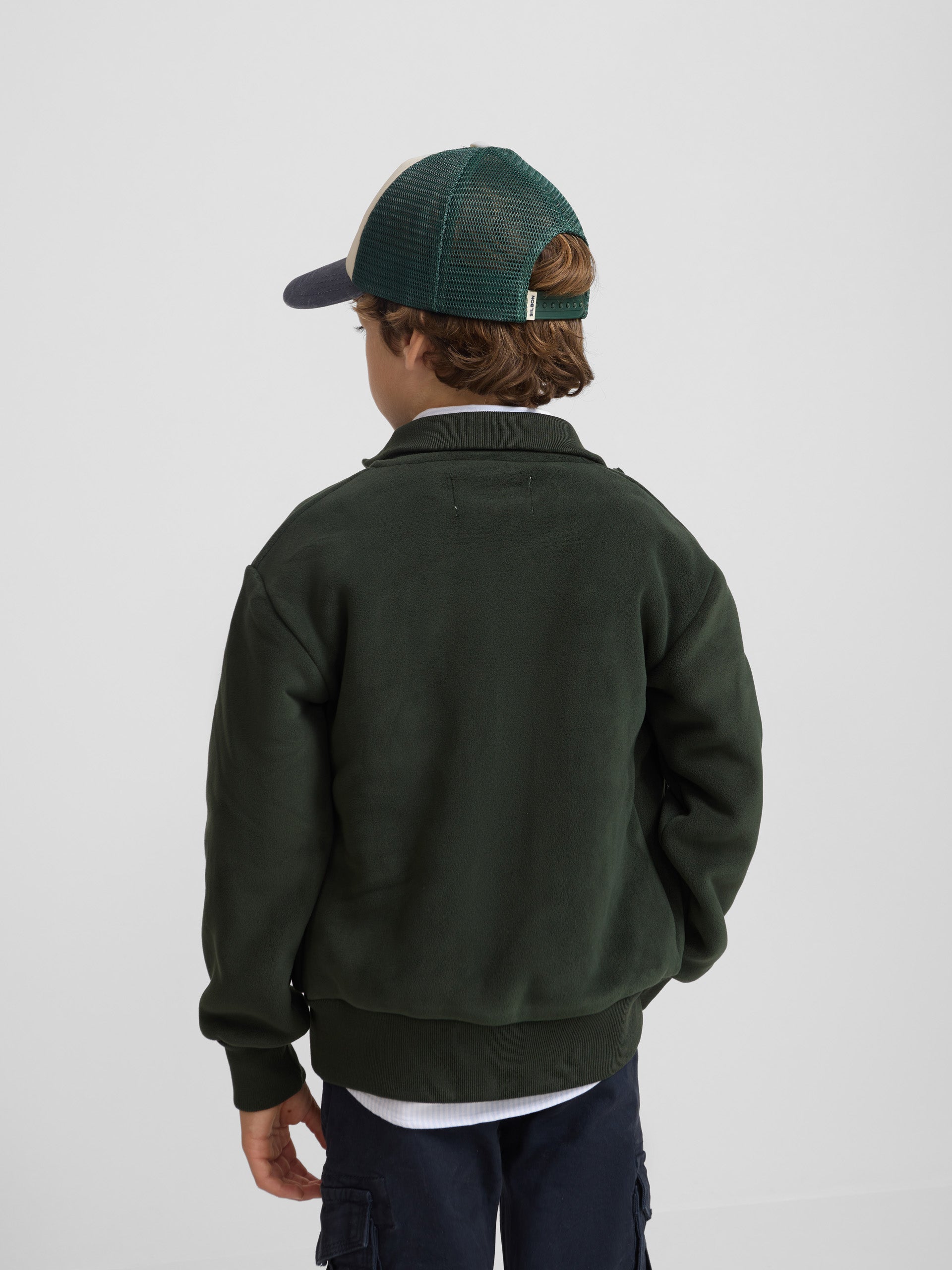 Polar liso para crianças verde
