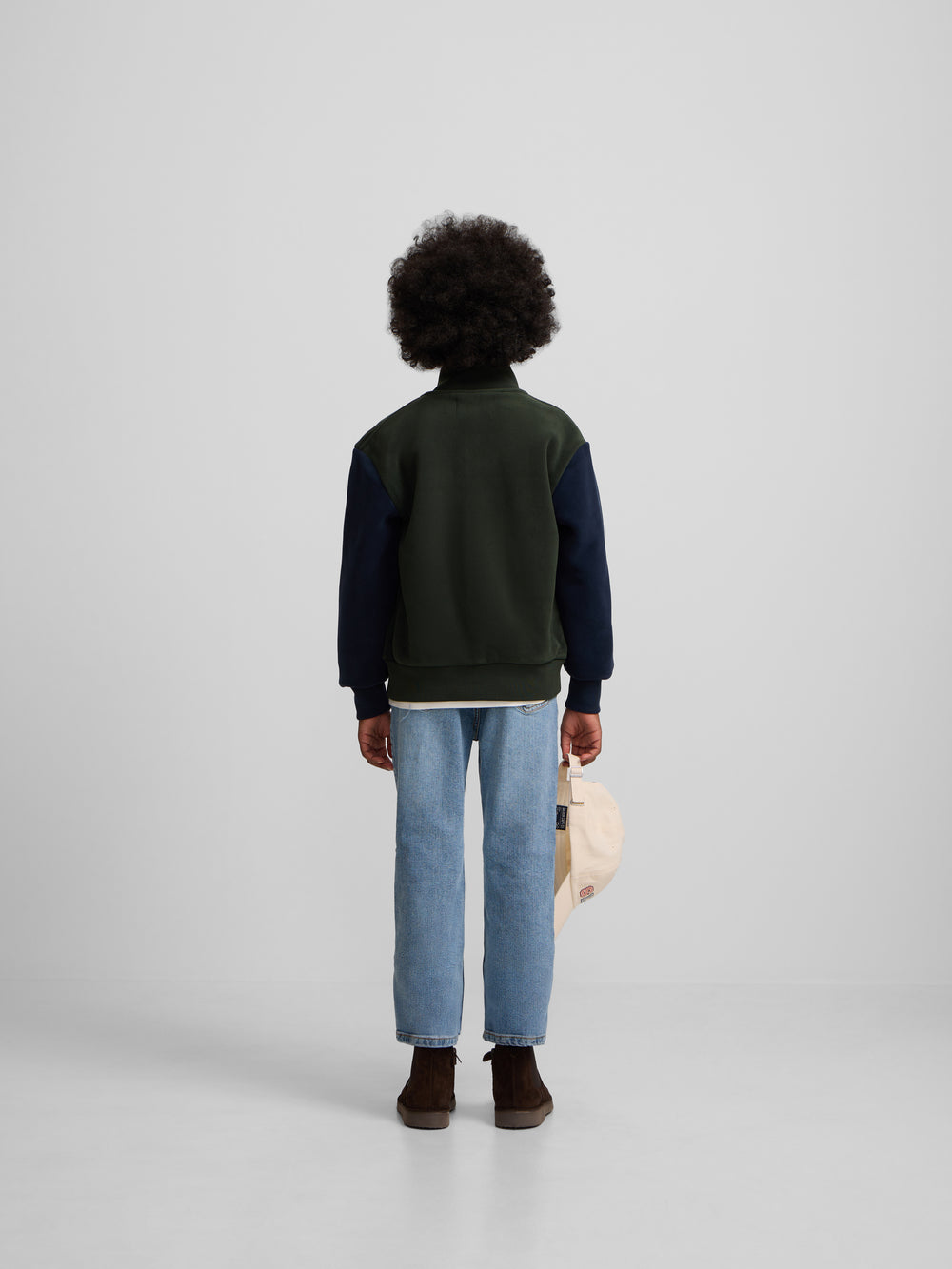 Forro polar fantasía kids mangas verdes