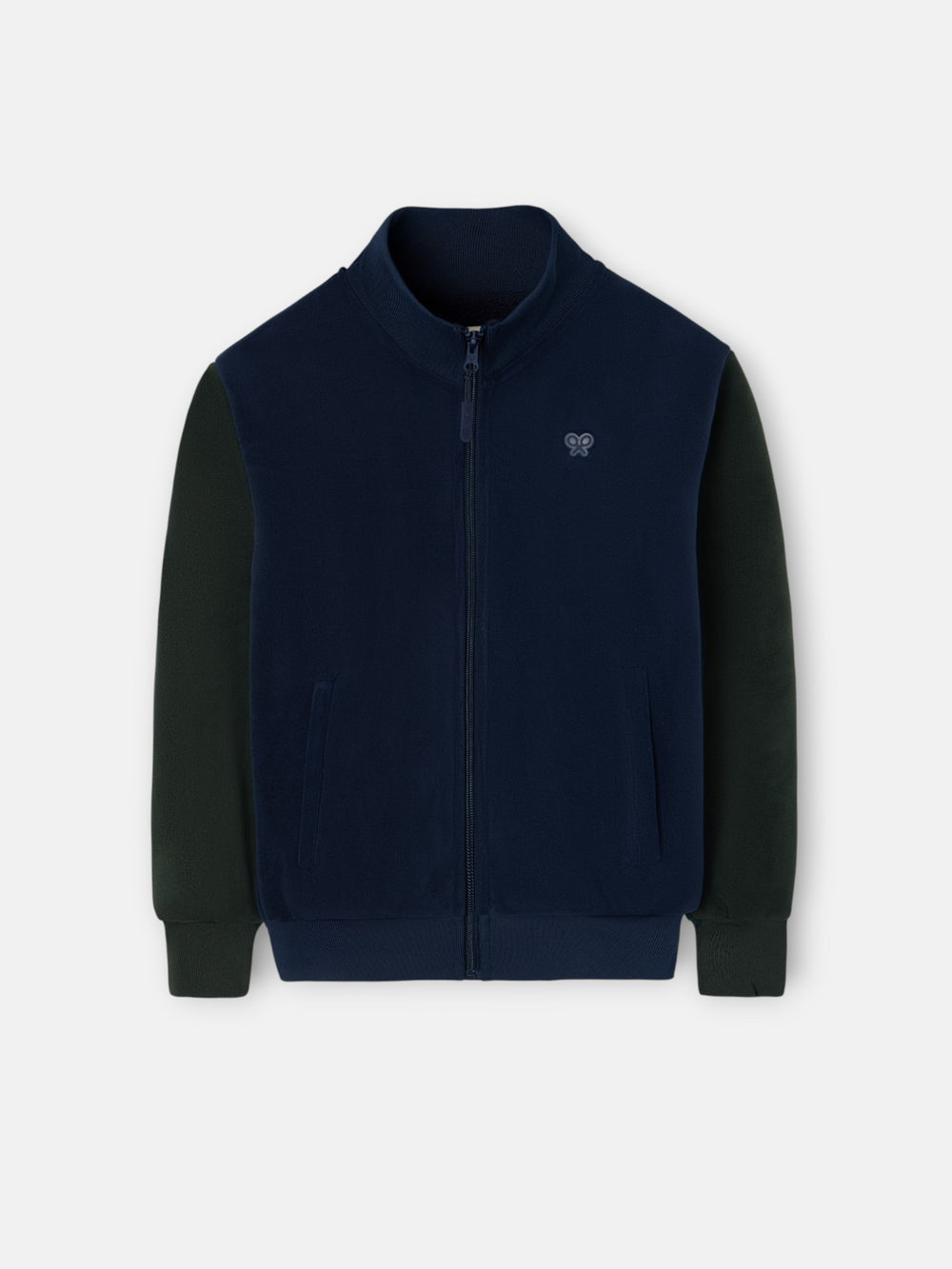 Forro polar fantasía kids mangas azul marino